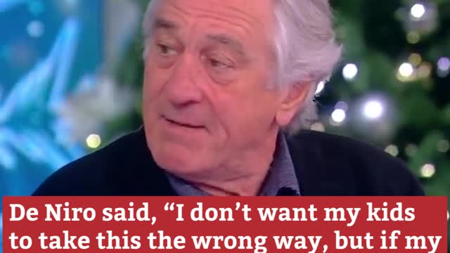 Robert De Niro Would Disown His Children if They ‘Acted Like Trump’s Kids’