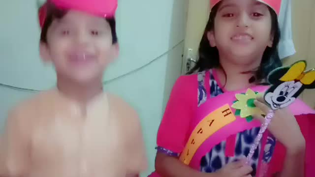 Cute baby loud voice