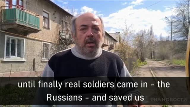 Ukraine. Faces Of War. A monk talks about being tortured. Residents talk about Azov