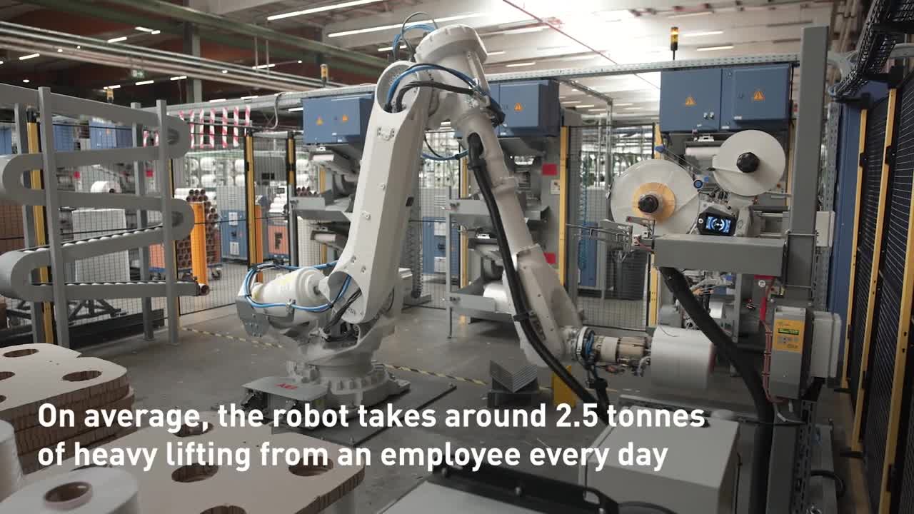 High performance robot from the HUESKER Group.