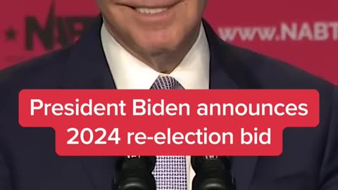 President Biden announces 2024 re-election bid