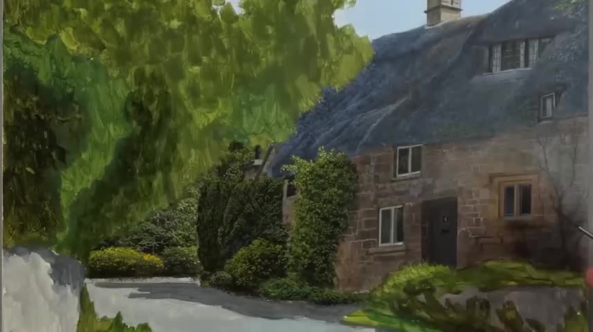 The perfection of house landscape painting