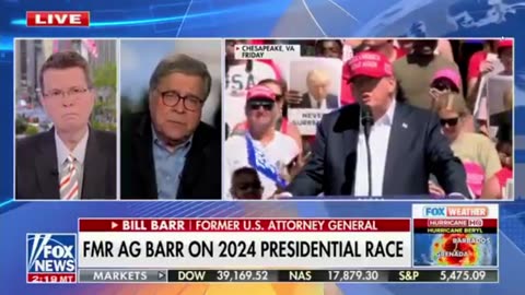 Traitor Bill Barr Laughs Out Loud at Mention of Steve Bannon Becoming Political Prisoner