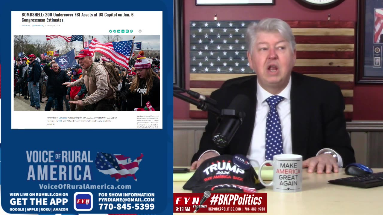 LIVESTREAM - Wednesday 1/10 8:00am ET - Voice of Rural America with BKP