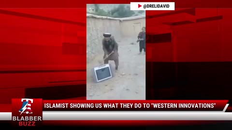 Islamist Showing Us What They Do To "Western Innovations"