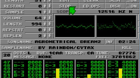 Amiga and Atari ST Protracker Music Mods - Agrometrical Dream