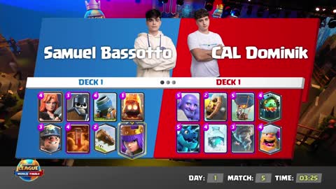 Dominic vs. Bassotto kerfuffle at Clash Royale League 2022 World Finals day 1