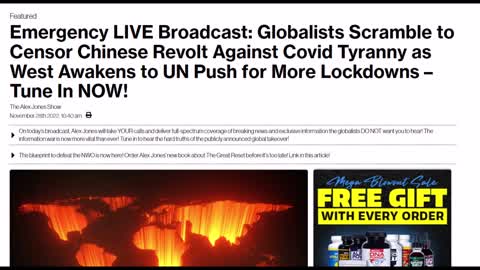 Globalists Scramble to Censor Chinese Revolt Against Covid Tyranny & MORE