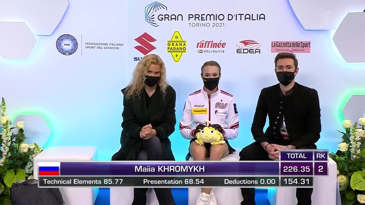 Maiia KHROMYKH FS (2nd Place) | Grand Prix 2021 Torino