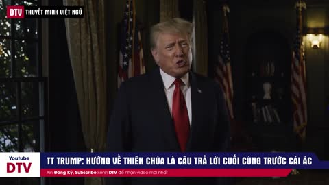 TT Trump: Hướng về Thiên Chúa chính là câu trả lời tối hậu trước cái ác!