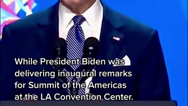 President Biden delivered a major speech