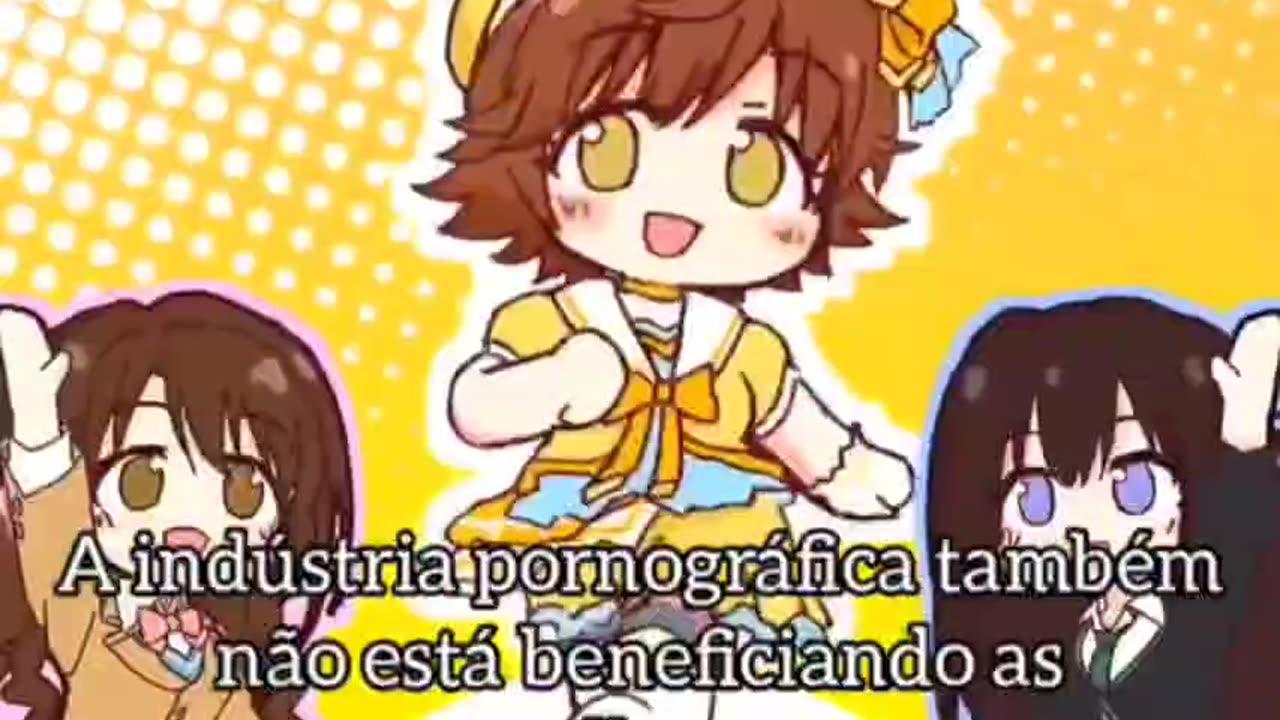 Anime divertido alertando os perigos da pornografia