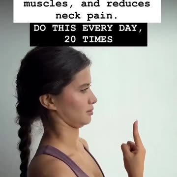 Do this everyday, 20 times to correct your posture 👇👇👇