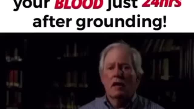 Grounding: Your blood just after 24 hours