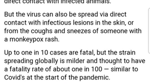 Monkeypox / Smallpox Update