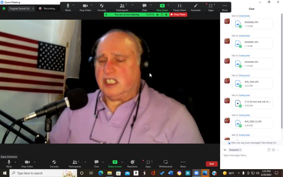 The Dave Emmons Show. Weekly solo discussion.