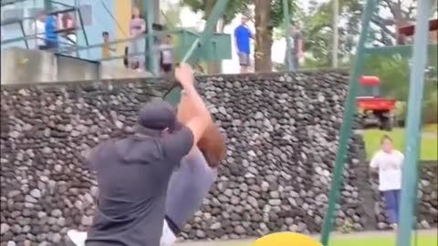 Dangerous swing 😮😮