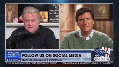 Tucker on War Room part 2