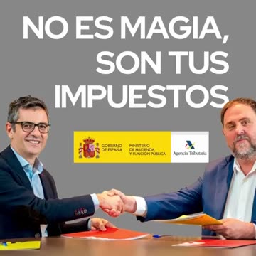 No es magia,son tus impuestos .
