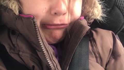 Toddler Girl Cries Over YouTube Withdrawals