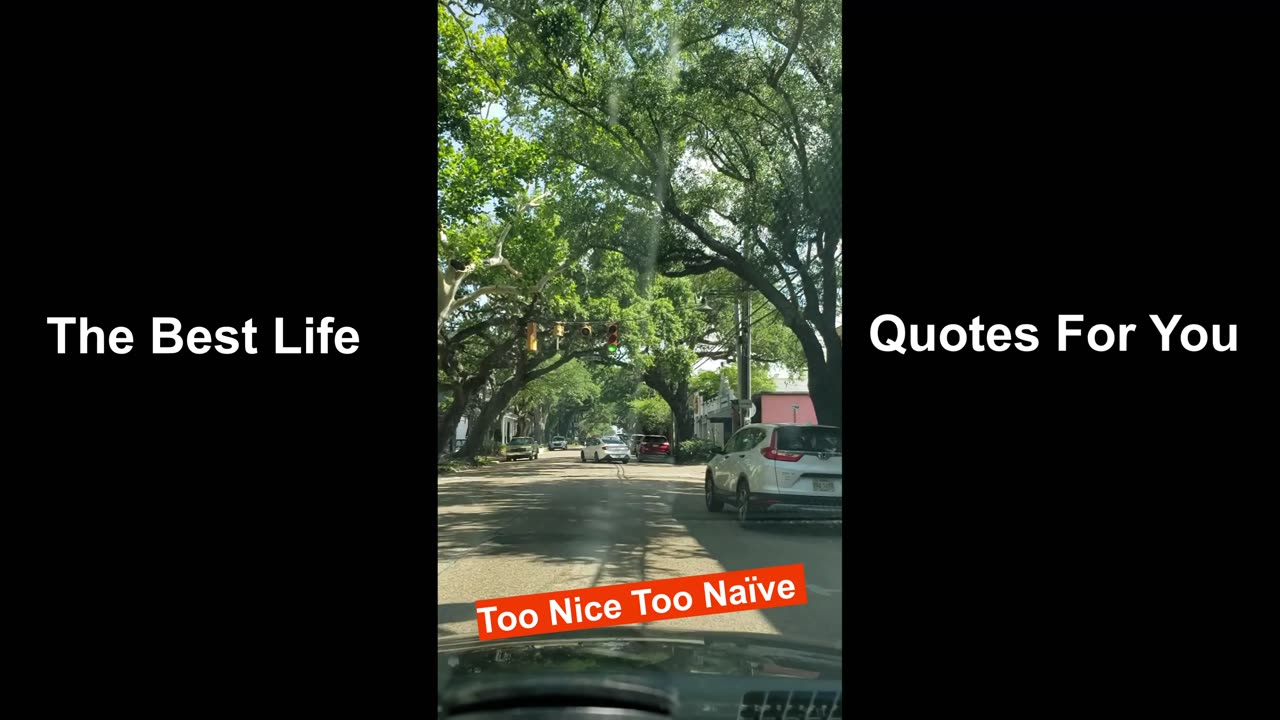 Too Nice Too Naive | The Best Life Quotes For You