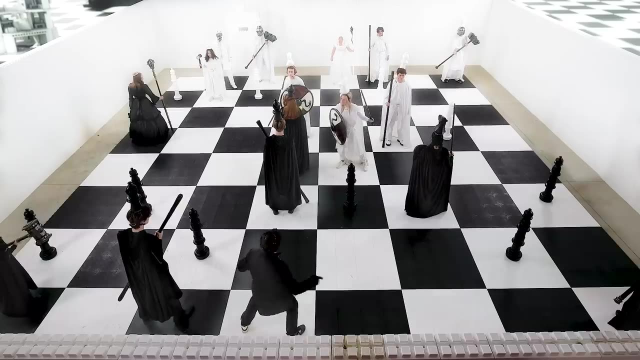 Human Chess In Real Life