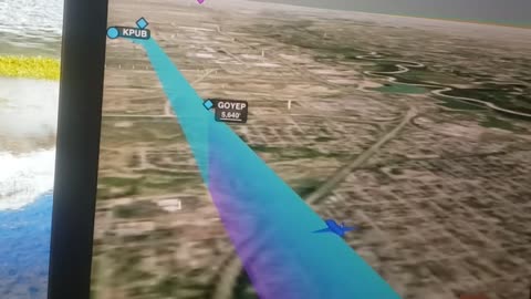 Foreflight on ipad, flight preview