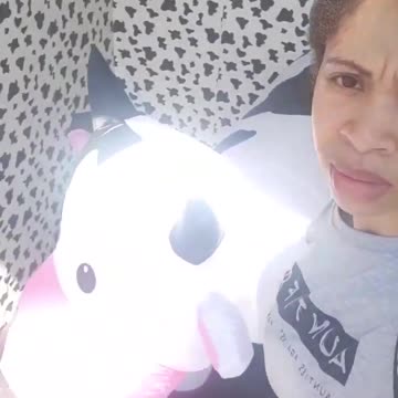 Selfie With Balloon Cow