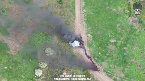 A Destroyed Russian Column Outside of Chasiv Yar