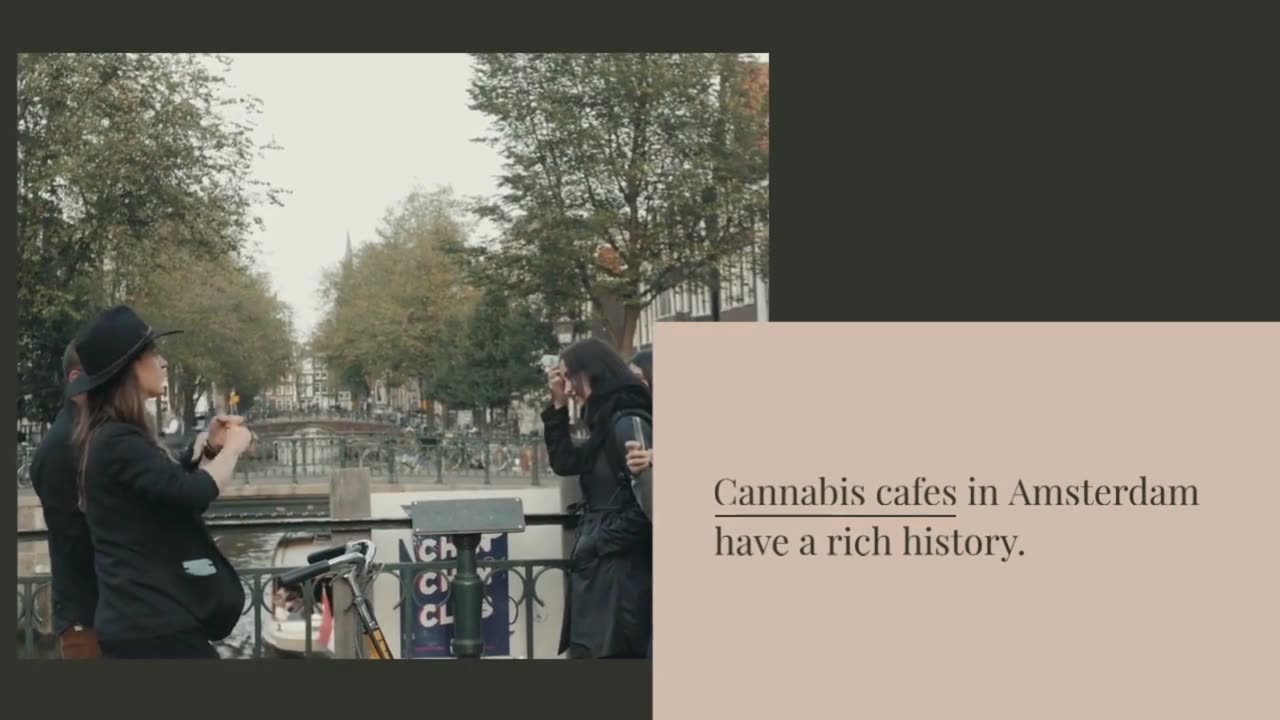 Amsterdam is famous​for its vibrant cannabis culture.