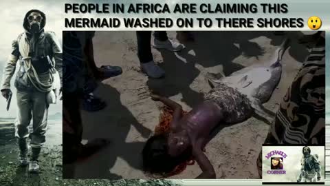 Mermaid washes up the shores of Africa