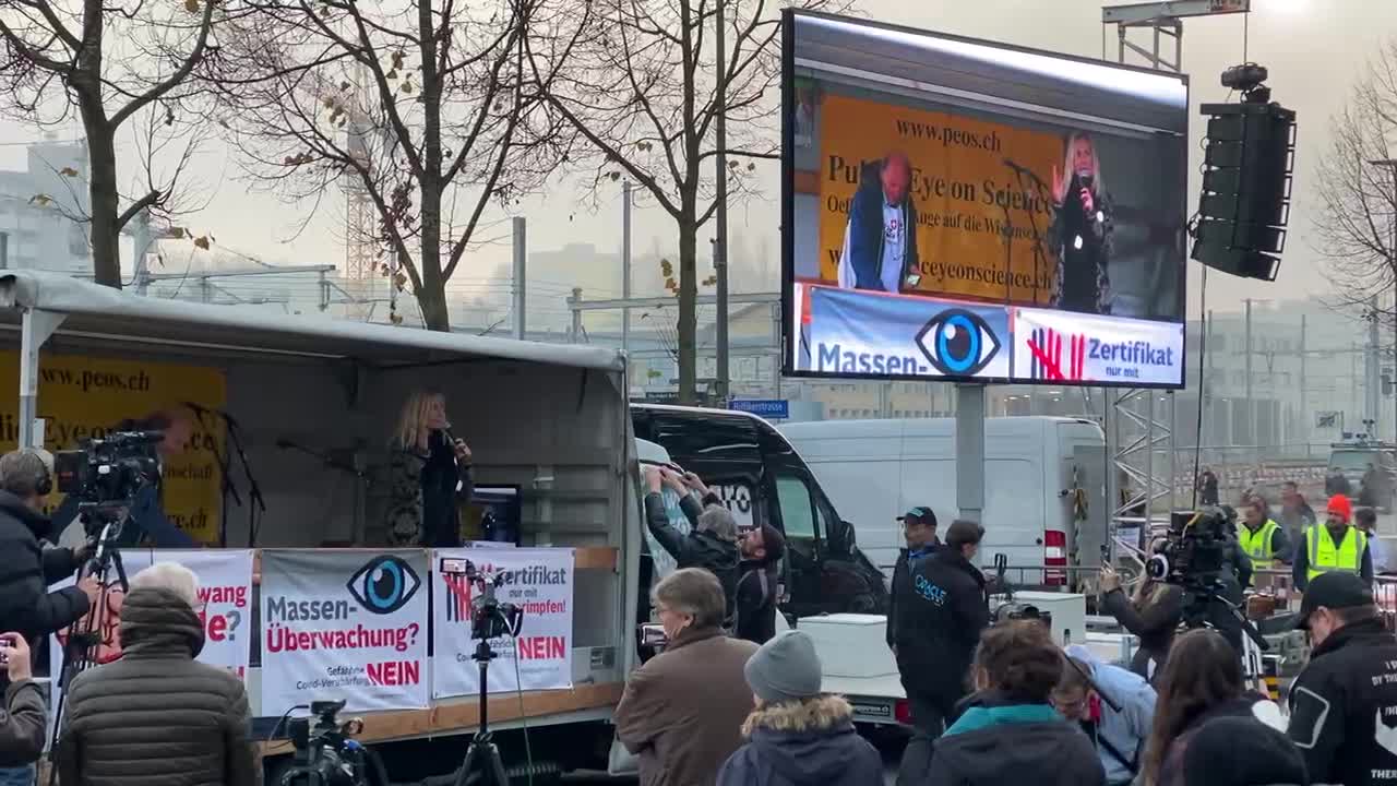 Astrid Stuckelberger speech, Bern, 12 Nov 2021, English & German Simultaneously, Covid Referendum 28 Nov