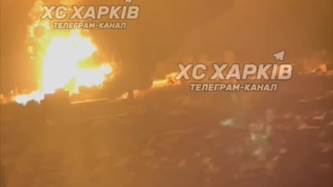 #Ukrainian authorities of the city of #Kharkov it was an oil Depot or Gas deposit