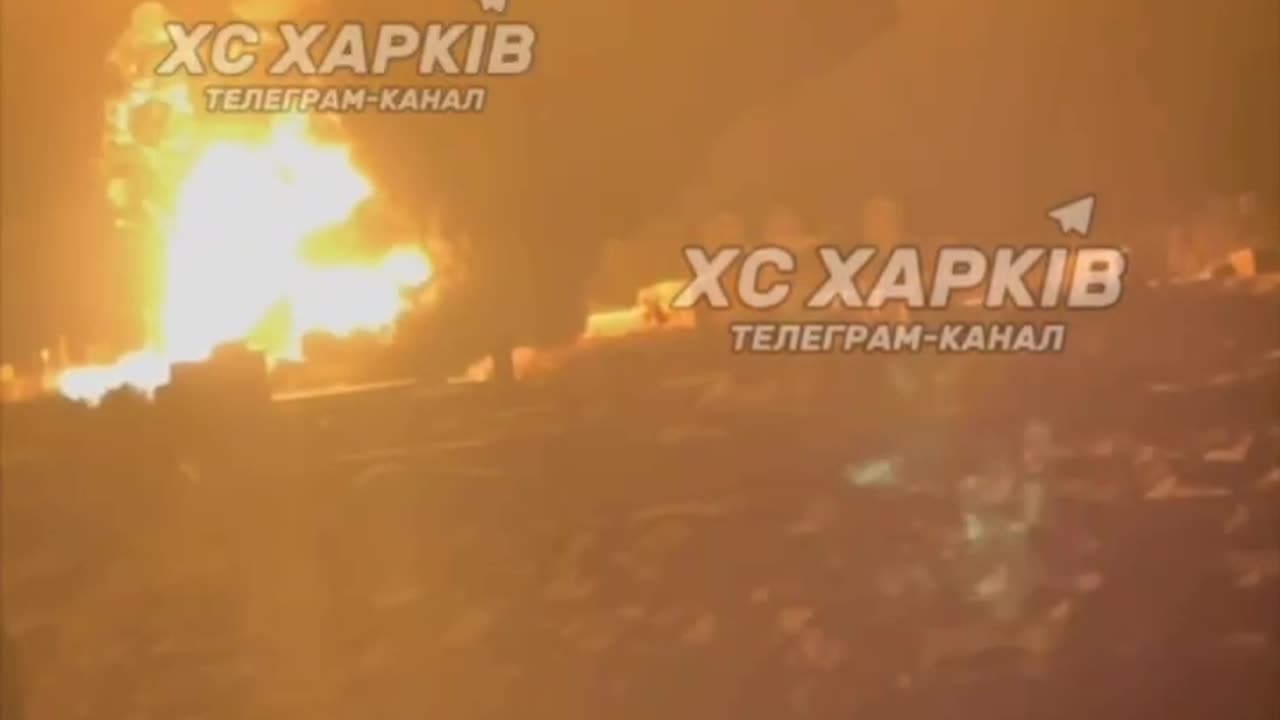 #Ukrainian authorities of the city of #Kharkov it was an oil Depot or Gas deposit