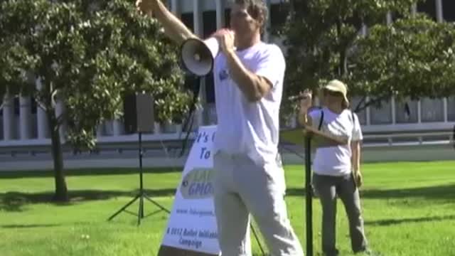 Label GMOs lecture at Millions Against Monsanto March