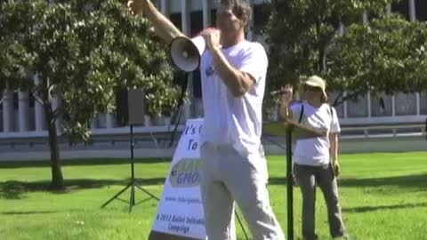 Label GMOs lecture at Millions Against Monsanto March