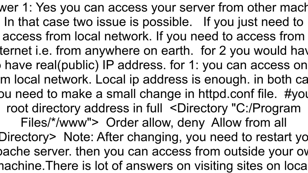 Run codeigniter application on LAN