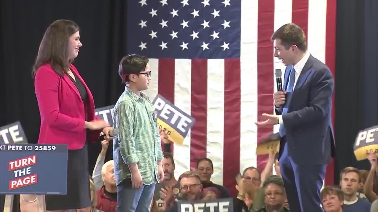 9-year-old boy asks Pete Buttigieg for help telling the world he's gay