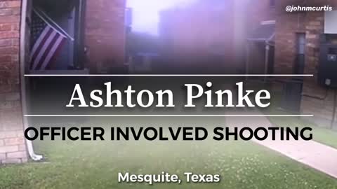 Body cam footage of Officer Involved shooting of Aston Pinke.