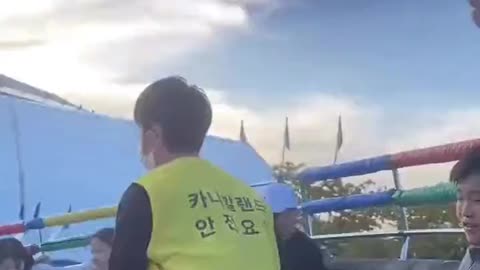 Amusement Park Ride Trick