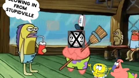 SpongeBob And Patrick Are Pretending To Be Imposters While A Guy Makes Fun Of The X22 Report 🤣