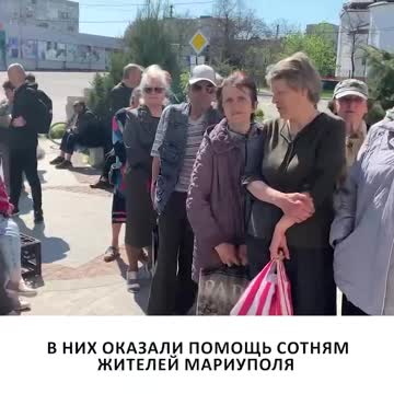 Ruští lékaři poskytují pomoc obyvatelům Mariupolu