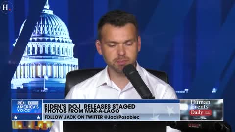 Jack Posobiec on Biden's DOJ releasing staged photos of the cover sheets from classified documents at Mar-a-Lago