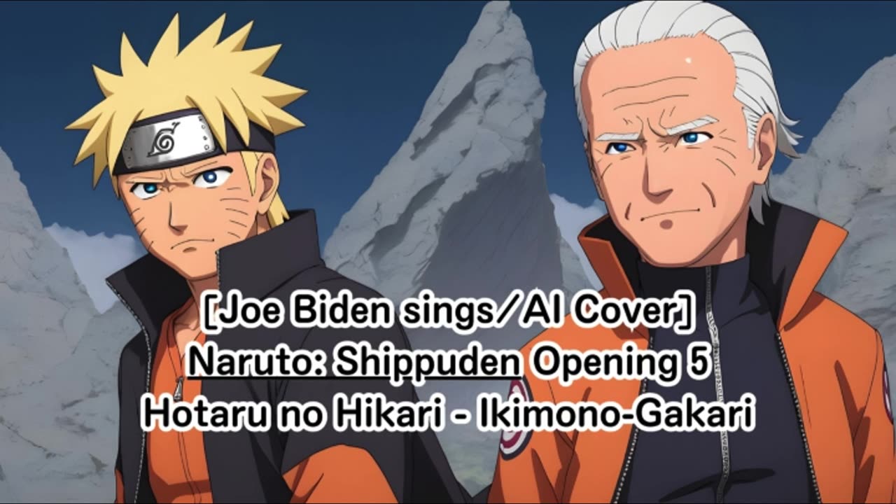 [Joe Biden sings/AI Cover] Naruto: Shippuden Opening 5 Ikimono-Gakari - Hotaru no Hikari