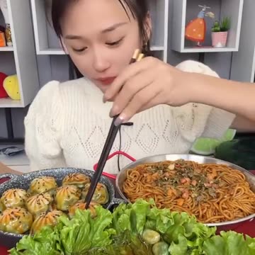 Eating Challenge ( 5 Meats, 9 DimSums, 3lb Pasta )