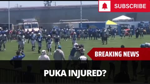 Puka Nacua Leaves Practice With Injury - Video Shows Play He Was Injured On?