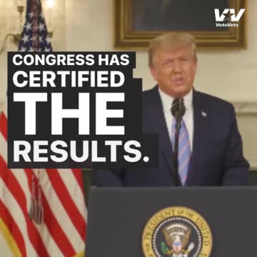 He knew he lost, but he needs the election lie to swindle his followers.