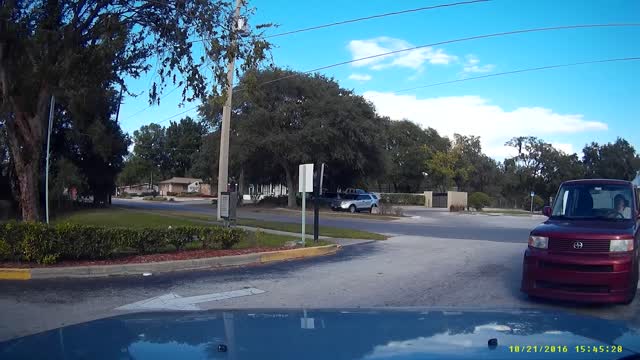 Angry Old Man Drives on the Wrong Side of the Road