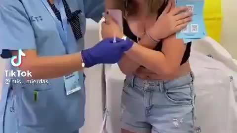 Child forced to have test jab