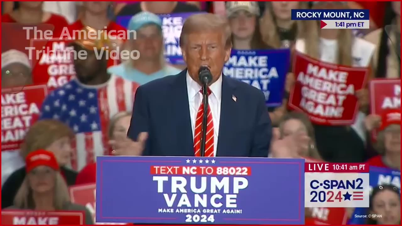 WATCH: Trump Has Perfect Comeback After Biden Calls MAGA Americans “Garbage,” Crowd Goes Wild